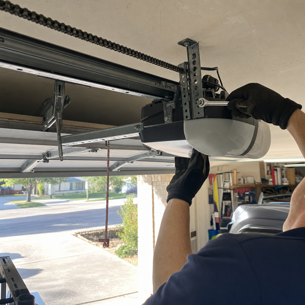 Garage door opener installation and repair service